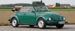 german-cars-after-1945:  1974 VW Super Beetle