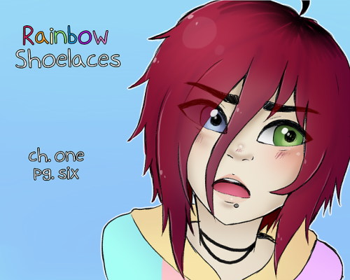 New Page of Rainbow Shoelaces!You can read it on tumblrhttps://rainbowshoelacescomic.tumblr.com/Or T