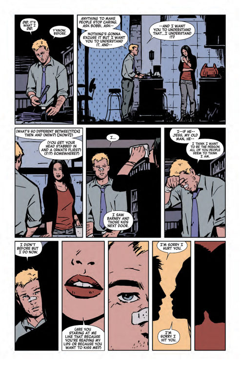 Preview for Hawkeye #021 by Matt Fraction and David AjaThe Finale, Part 1: • David. Clint. Barney. T