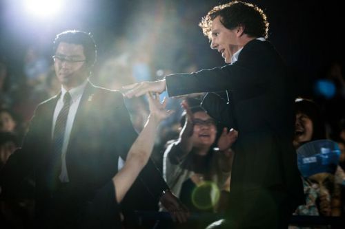 deareje:#BenedictCumberbatch promoting STID in Japan, July 16, 2013.