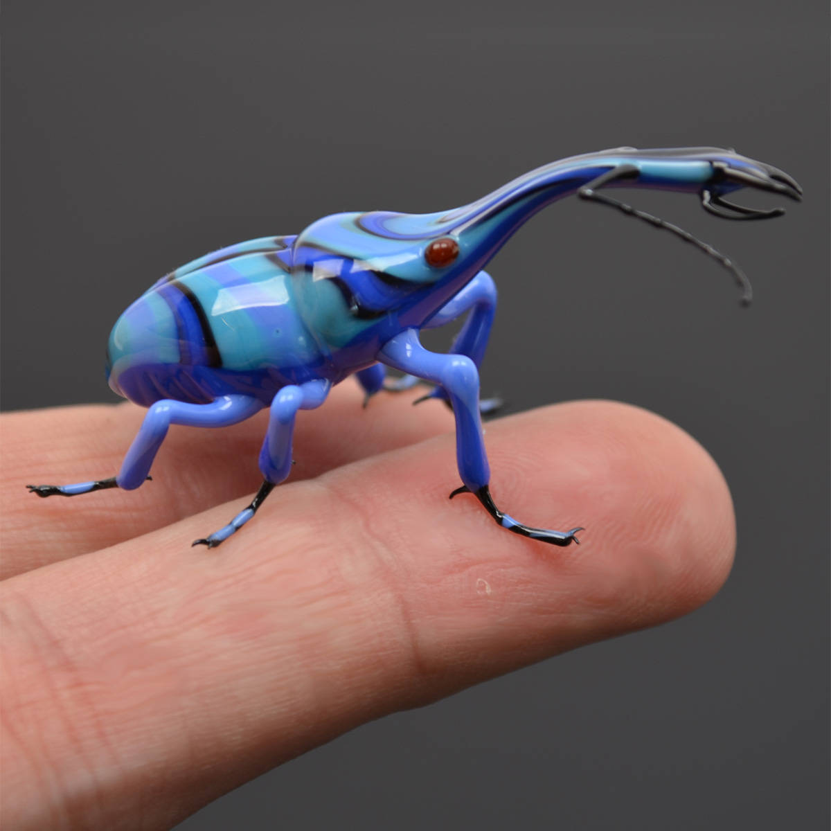 itscolossal: Glass Insects Small Enough to Balance on the Tip of Your Finger by Wesley