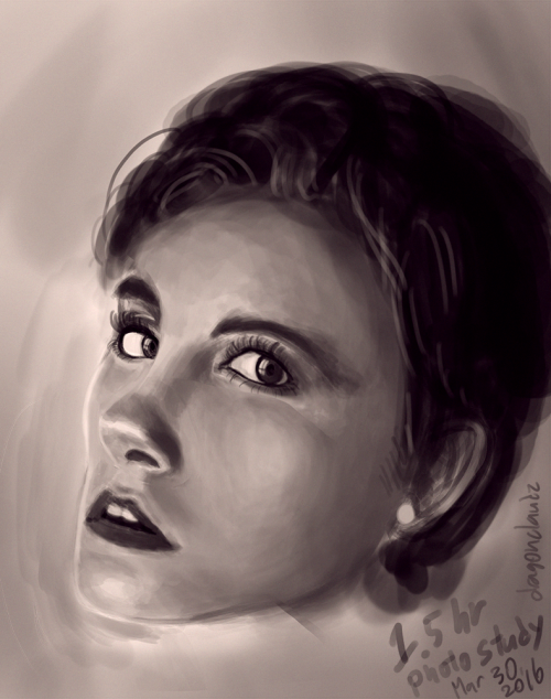 drakoclaudz: I painted a study when i was really tired last night… not happy with this one