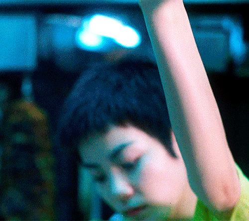 riseswind:Faye Wong as Faye in Chungking Express (1994) dir. Wong Kar-wai  