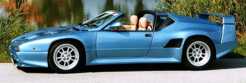 De Tomaso Pantera Si Targa, 1990. A restyling of the Tom Tjaarda-designed Pantera that was undertake