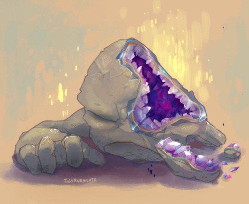 baneycakes: iguanamouth: geodude fainted THIS IS EQUAL PARTS BEAUTIFUL AND HORRIFYINGLY UPSETTING