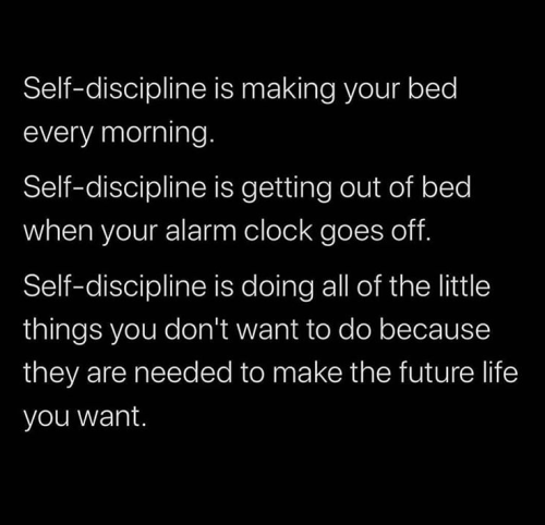 alibabe48:  mostimportantproject:  Self-discipline