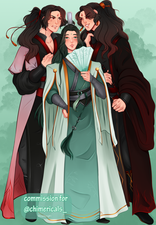 Some digital art. T-T im very bad at it but i gave it a try and thats the  result. luo binghe art. App used-Kleki : r/SVSSS