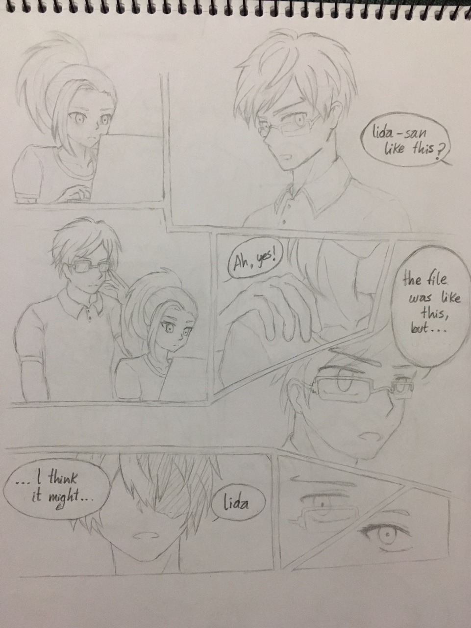 aoi-nee:  yeah! already i finished this~ enjoy!*read left to right*Haha the story is of @ellahentaiqueen and i made the comic :3