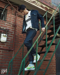 Koreanmodel:shon Min Ho By Jung Dong Hyun For Voguegirl Korea Feb 2015