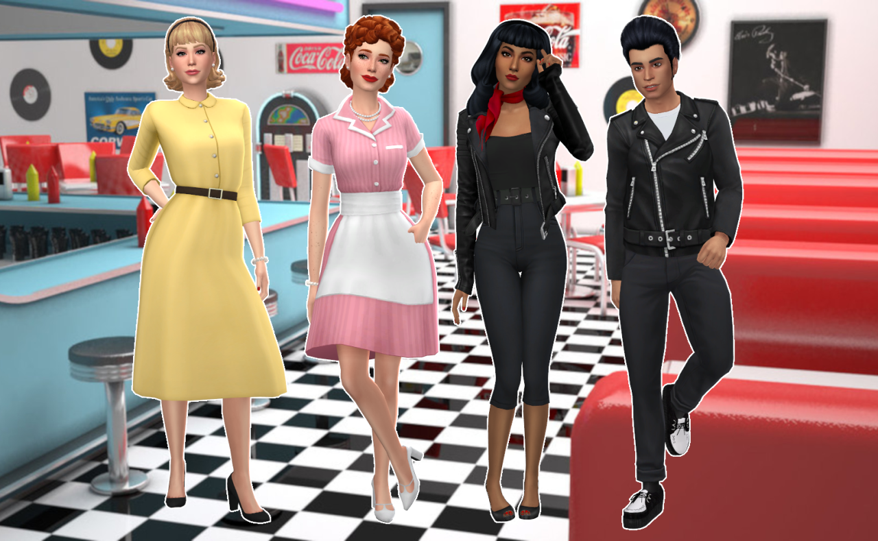 23 Sims 4 50s Cc Travel To The Fabulous 1950s We Want