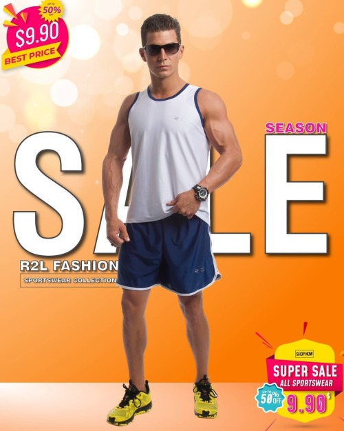 Super season sale on R2LFashion.Com  All sportswear - $9.90  www.r2lfashion.com/collections 