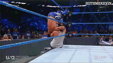 hiitsmekevin:  Since WWE wants us to help them solve this problem. You can CLEARLY see Aj hit the floor first
