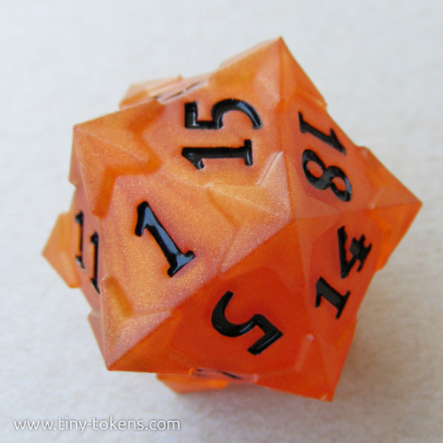 I’ve made different spooky color schemes for my Starry D20 design to get in the Halloween mood