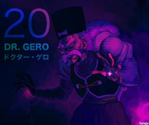 Android 20 ••• Dr. Gero 人造人間２０号 ••• ドクター・ゲロ