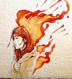 missshadowlovely:  .: Up in Flames by 365-DaysOfDoodles  So fucking dope