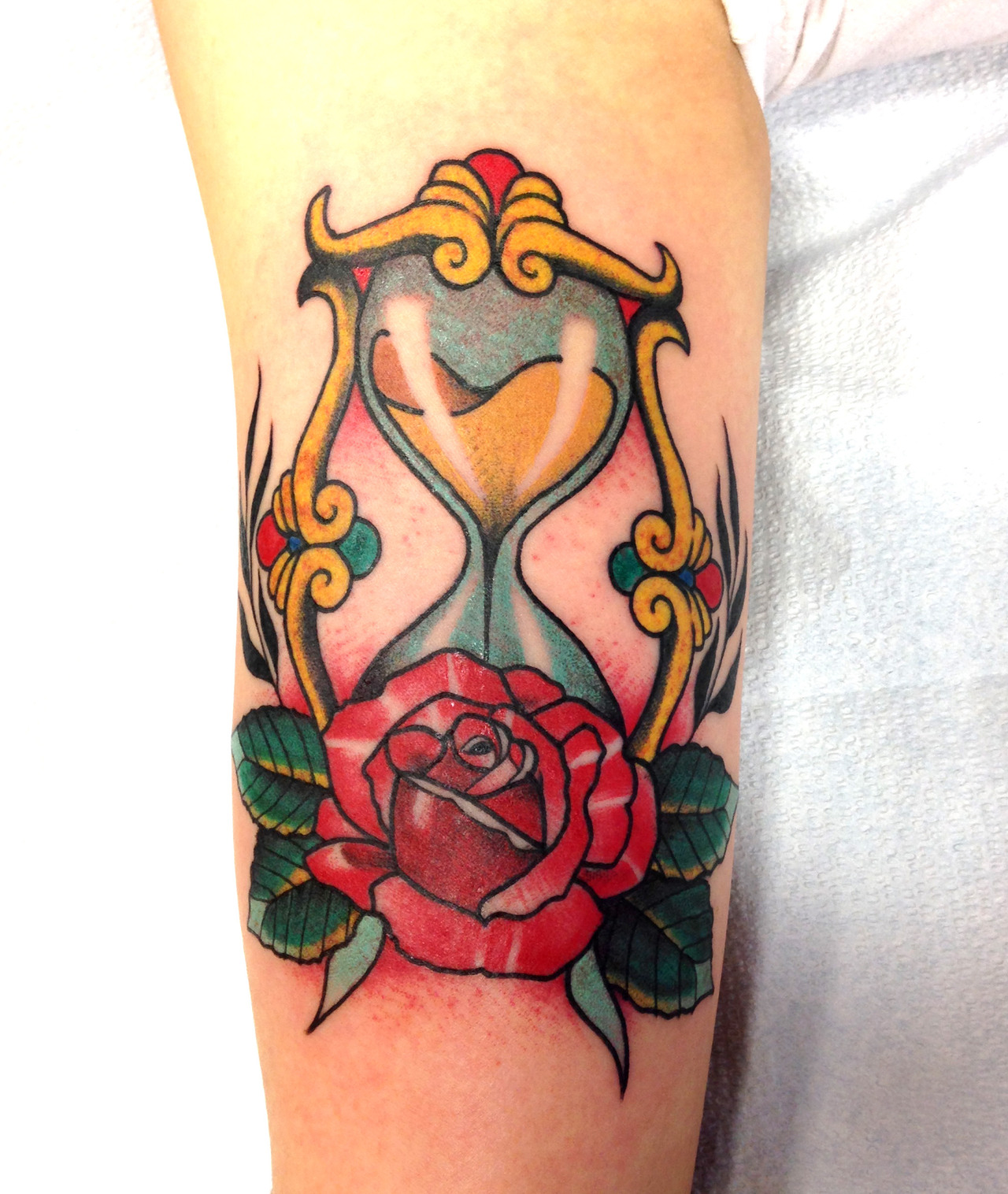 fuckyeahtattoos:  Done by Joe Pepper at Graceland Tattoo in Wappingers Falls, NY.