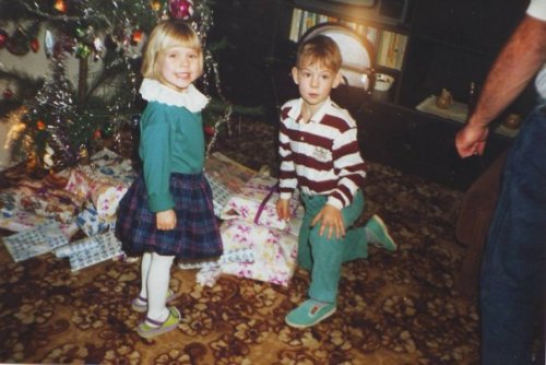 Me and my bro, Christmas Eve 1993!