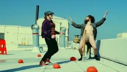 cheekbonefanclub:   satantelopes:  joetrohsfro:  I want someone who doesn’t know anything about Fall Out Boy to explain what’s going on  Hippie guy with some swag sneakers and a cool hat is getting ready to fight naked jesus.  Accurate 