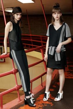 femalemodels:  Gracie Van Gastel and Kate Goodling for Rag &amp; Bone, Pre Fall 2014.