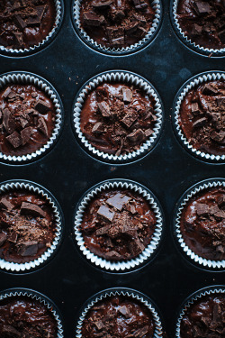 chocolateguru:  Double Chocolate Muffins
