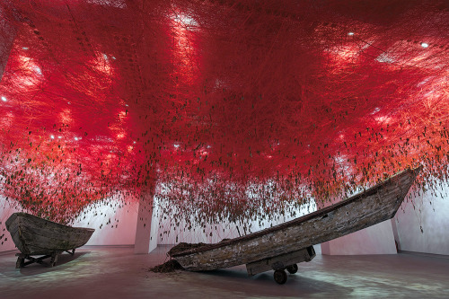 thedesigndome: Magnificent Red Thread Network of Keys Collected All Across the World Japanese instal