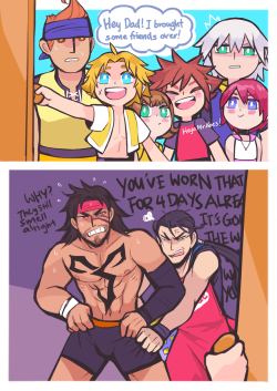 soursoppi:  Squeenix c’mon you can’t give me happy and well-adjusted child Tidus and not give me good dad Jecht