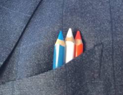 stunningpicture:  This is what the Prime Minister of Albania had in his pocket today at the march in Paris