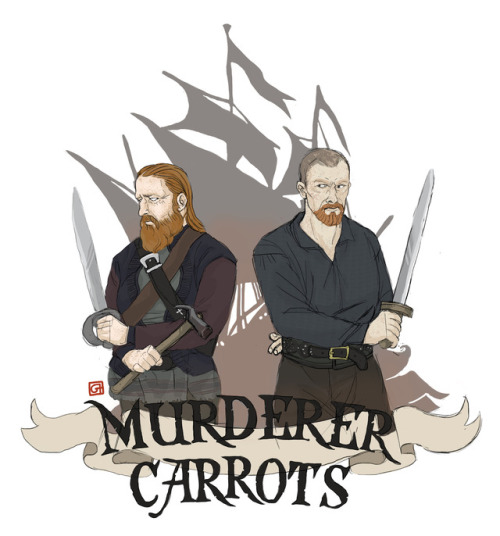 piratesyebewarned: I finished it!! (ノ・∀・)ノ～☆I took “Murderer carrots” from a tag I read here on tumb