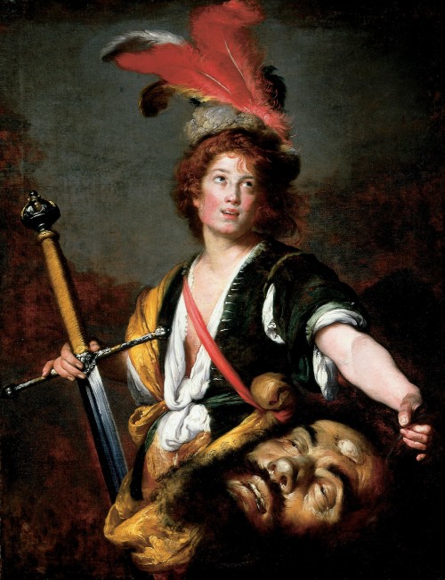 thisblueboy:Bernardo Strozzi (Genoa 1581-1644 Venice), David with the head of Goliath, ca. 1636, Cin