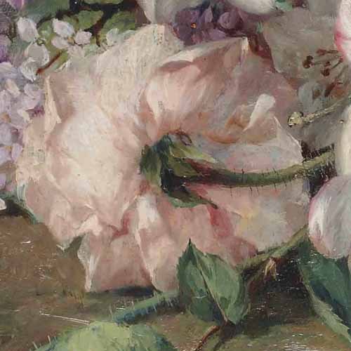 dolcesostenuto:Roses, Lilacs and White Blossom Branches {details} | Margaretha Roosenboom