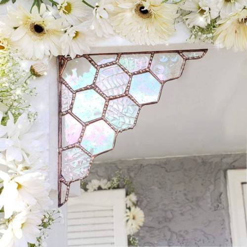 littlealienproducts:Stained Glass Window Light Catchers byTheSweetKarmaBar