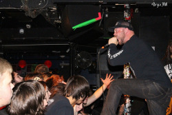 xlbalba:  thyartispancakes:  Fit For A Autopsy by cato_bryce on Flickr.  yo i recognize my shitty fav venue always el co yay 