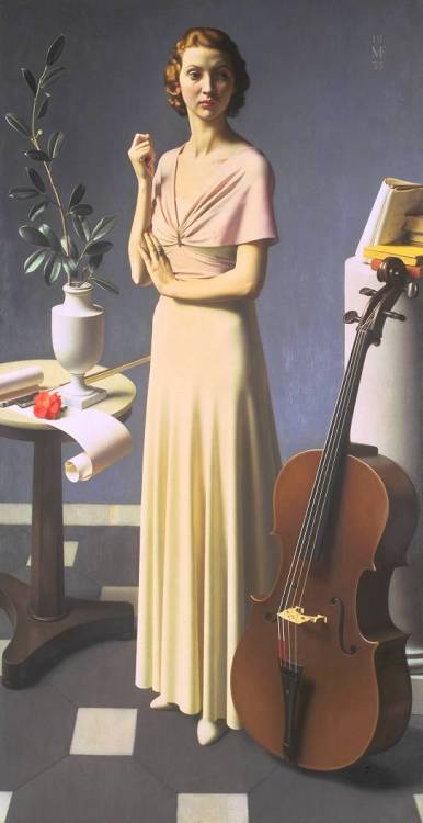 Portrait of a young woman, Meredith Frampton, 1935