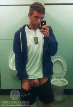 Public-Penis-Affairs:  #Public Penis Affairs Go To Public Toilet And Flash It. Mind