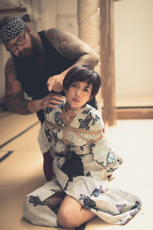 strictly-nawa-kitsune:  Sweet session with Kitiza and AlexRopes : DirtyVonP - Model : KitizaPics : Nawa Kitsune 