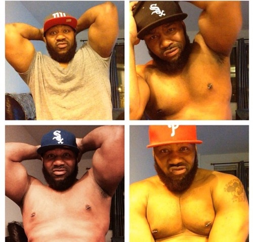 watchandstare:  watchandstare:  Damn, I finally found his Instagram. I have a new crush. His beard, lips and body is definitely my type. Just give me one night. Anyone has his nudes, get at me. Just wanna see if he’s packing some heavy equipment  Love