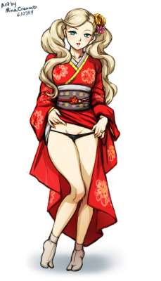 #553 Ann - Royal Kimono (P5)Commission Mesupport Me On Patreon