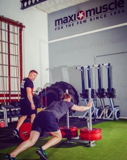 chrisjonesgeek:  THE PROWLER SLED IS EVIL. But it was a great way to shred fat, thanks to @r_o_c_fitness at the @foundryfit. My @maximuscle transformation is available to read in this month’s @gaytimesmag #transformationtuesday #muscle #gains #fitness