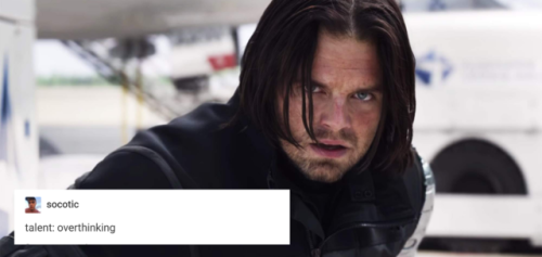 fangirlfiction:Bucky Barnes x textposts (ft. bonus Stucky textpost)