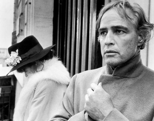 Maria Schneider and Marlon Brando on the set of &ldquo;Last Tango in Paris&rdquo; (Bernardo 