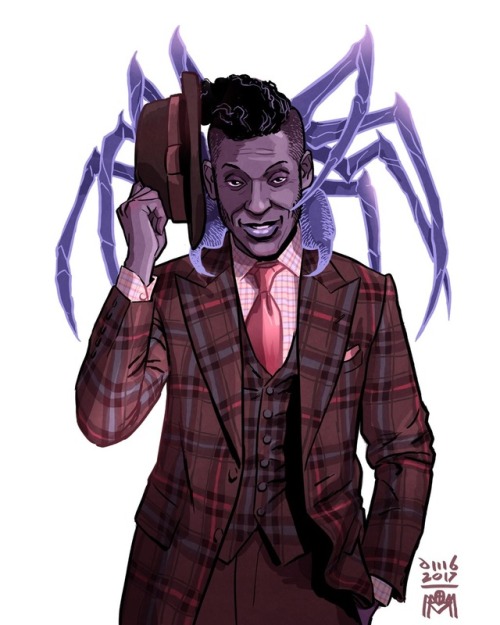 geekynerfherder:  ‘American Gods’ by David M Buisán.Available as prints from his Society6 webstore.