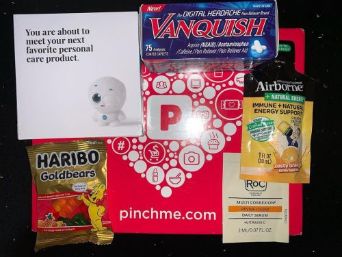 New @pinchme Box!!! VANQUISH® DIGITAL HEADACHE™ Brand Pain Reliever @airborne_us Immune + Natural En