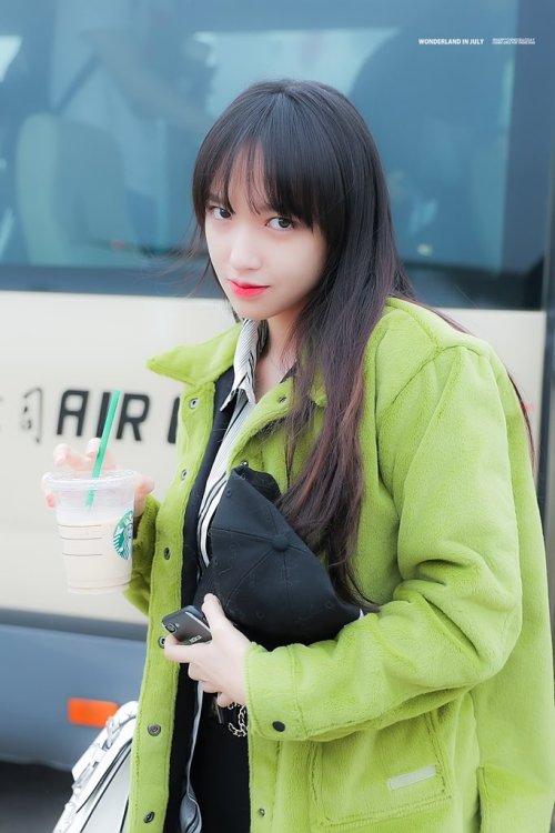 190426 WJSN Cheng Xiaoat Hangzhou Xiaoshan International Airport© wonderland in julydo not edit