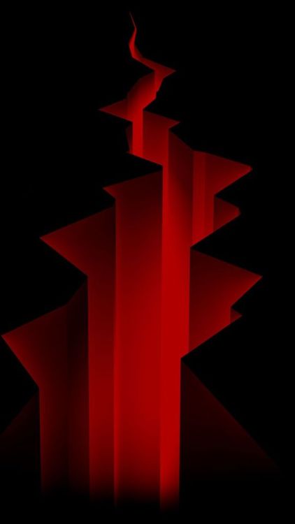 Minimal, red crack, dark, art, 1080x1920 wallpaper @wallpapersmug : https://ift.tt/2FI4itB - https:/