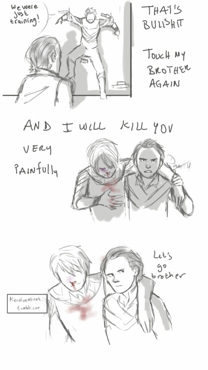kerolunaticat:Asgardian brothers (I hate my brother but if you touch him I’ll kill you)