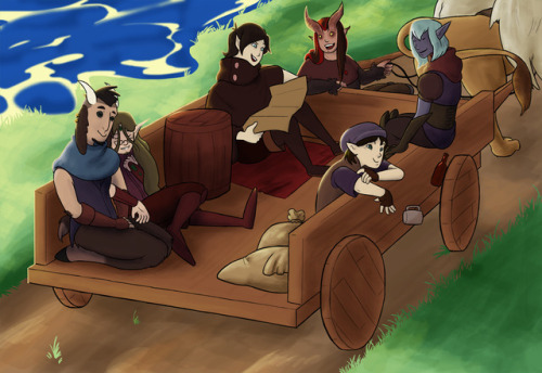 My Friends And I As A Dungeons And Dragons Party.