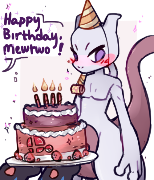 lucario-rpg:february 6 is mewtwos birthday! happy birthday mewtwo!!