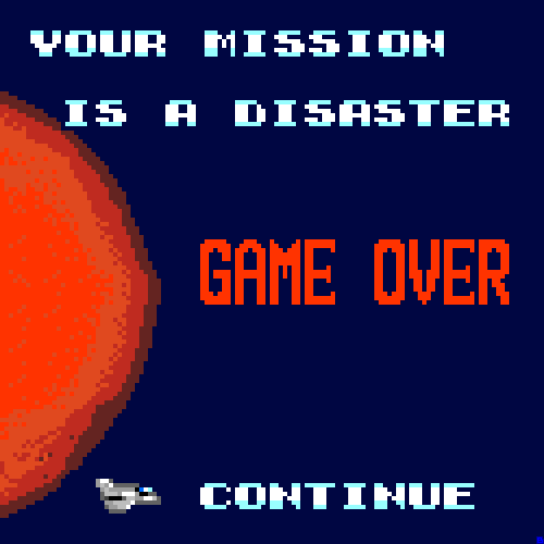 brotherbrain:  Disaster by Brother Brain ★  Aerial Assault (Game Gear) Sega 1992.  Thanks to the Street Fighter live action movie of the 90’s, everytime I see the words Game Over, I can’t help but have Raul Julia’s portrayal of Bison screaming