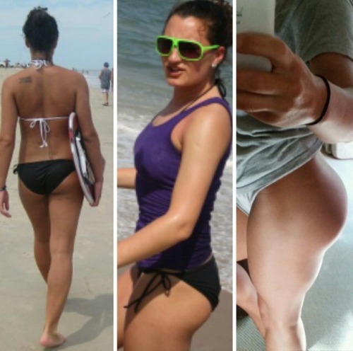 bundleofthickness:  Tatyana’s glute progress, duration unknown