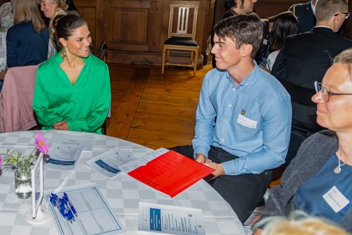 30th May 2022 // Crown Princess Victoria and Prince Daniel participated in the seminar “Young people